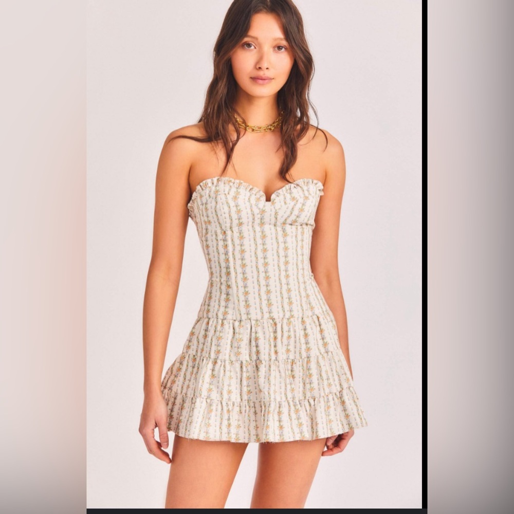 Loveshack fancy mini dress